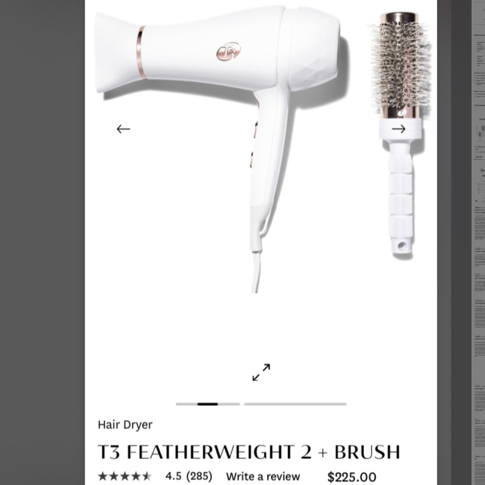 T3 Featherweight Luxe 2i Blowdryer